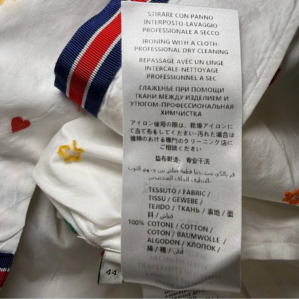 Gucci Fil Coupe Multi Symbol Bowling Shirt